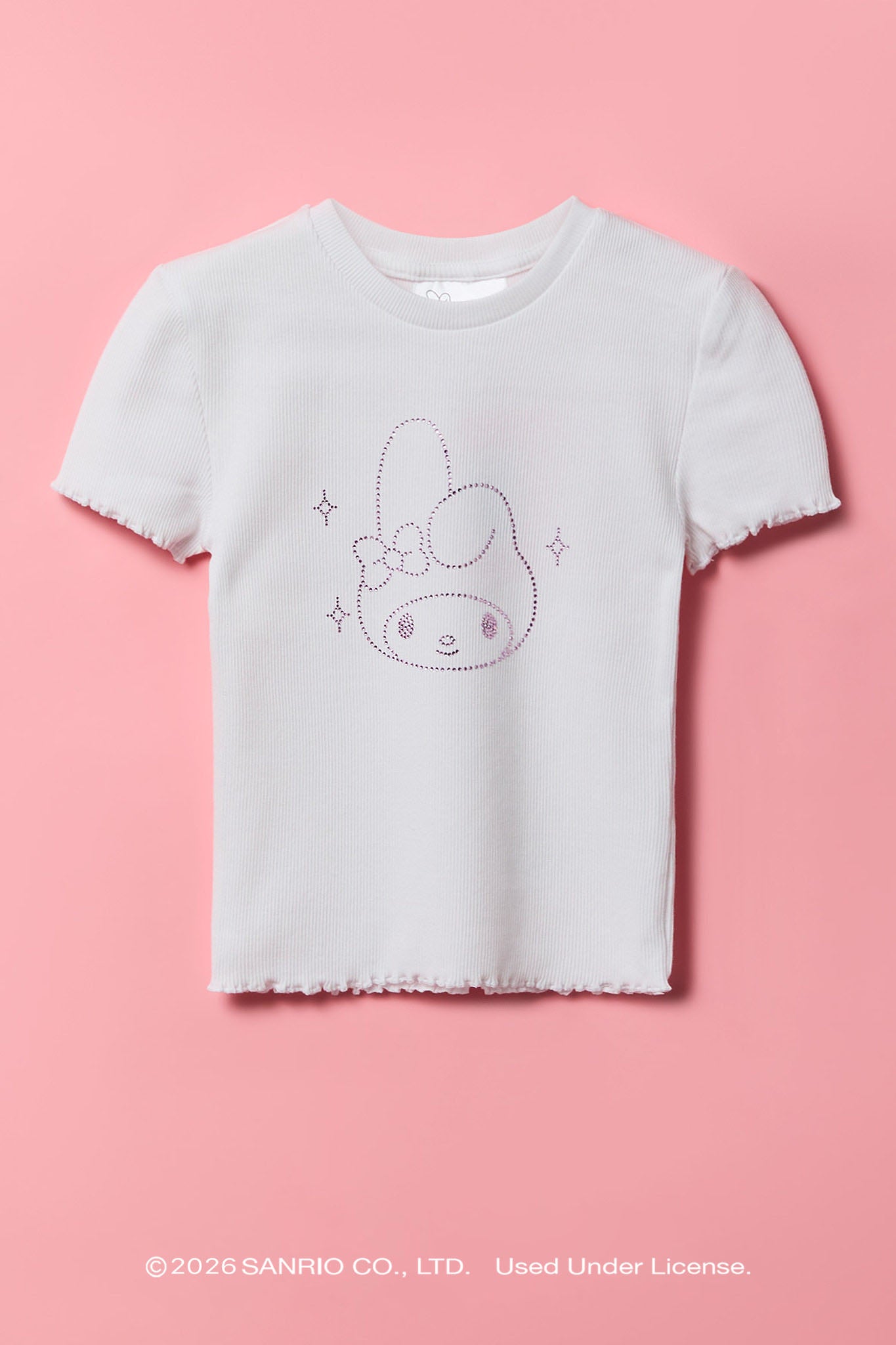 My Melody™ Girls Rhinestone Ribbed T-Shirt – Urban Planet