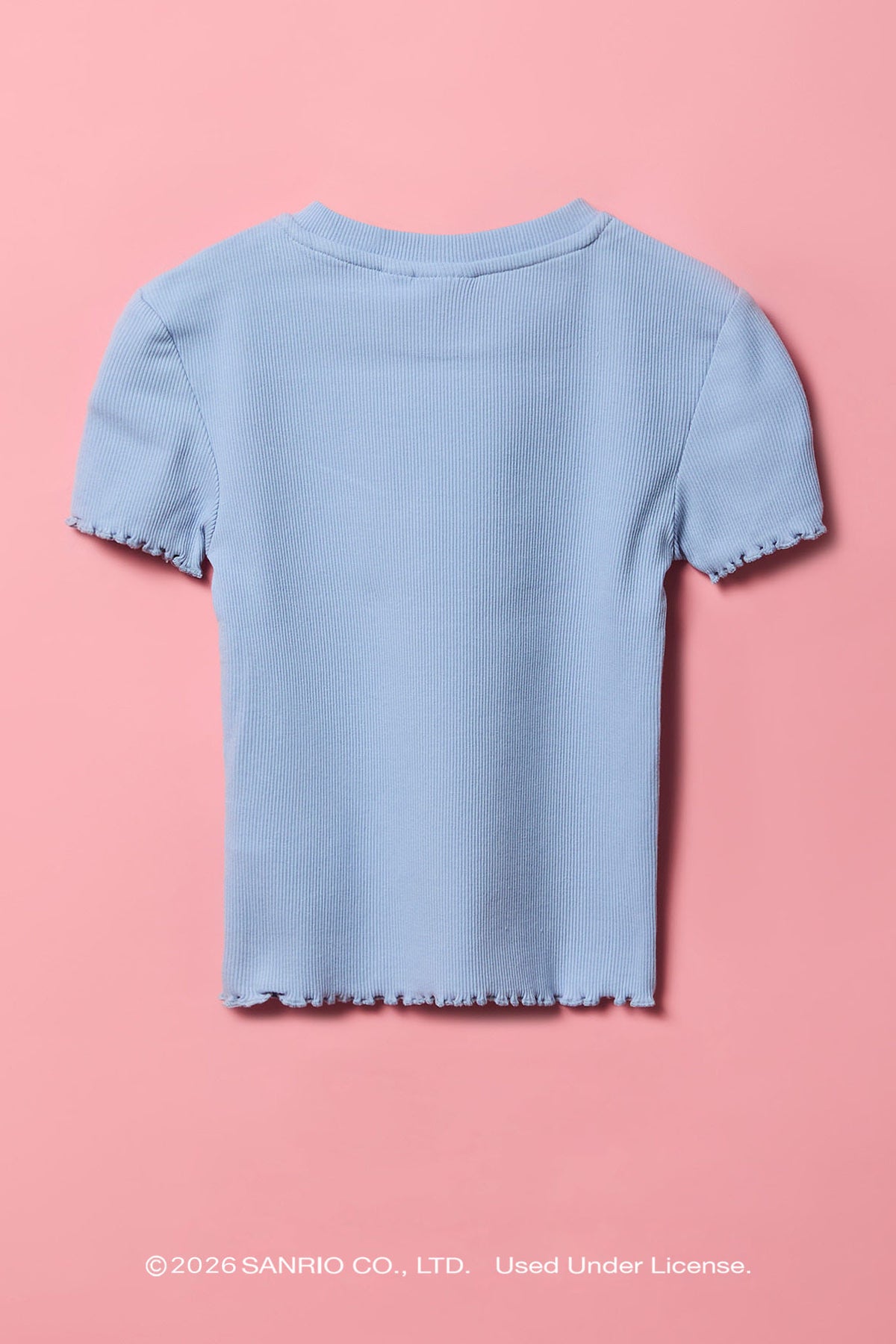 Alt View 2. Cinnamoroll™ Girls Rhinestone Ribbed T-Shirt - Light Blue