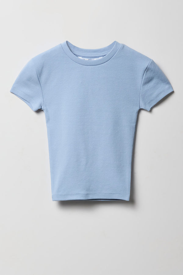 T-Shirt En Coton Surdimensionné À Manches Courtes JUST