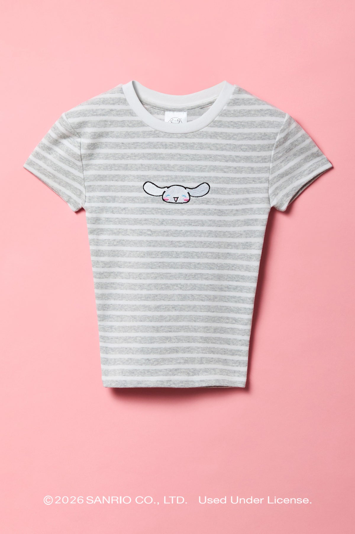 Cinnamoroll™ & My Melody™ Girls Embroidered T-Shirt - White
