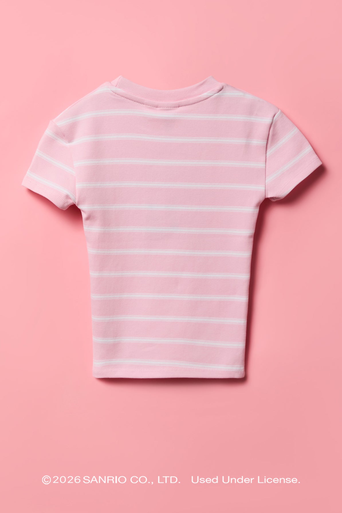 Alt View 2. Hello Kitty®  Girls Embroidered T-Shirt - Pink