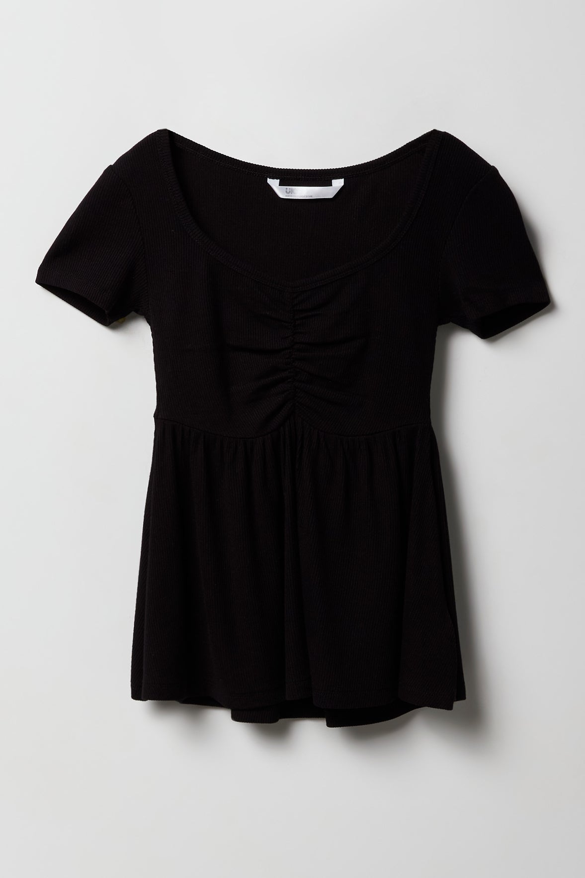 Haut cintré à bavette avant pour filles