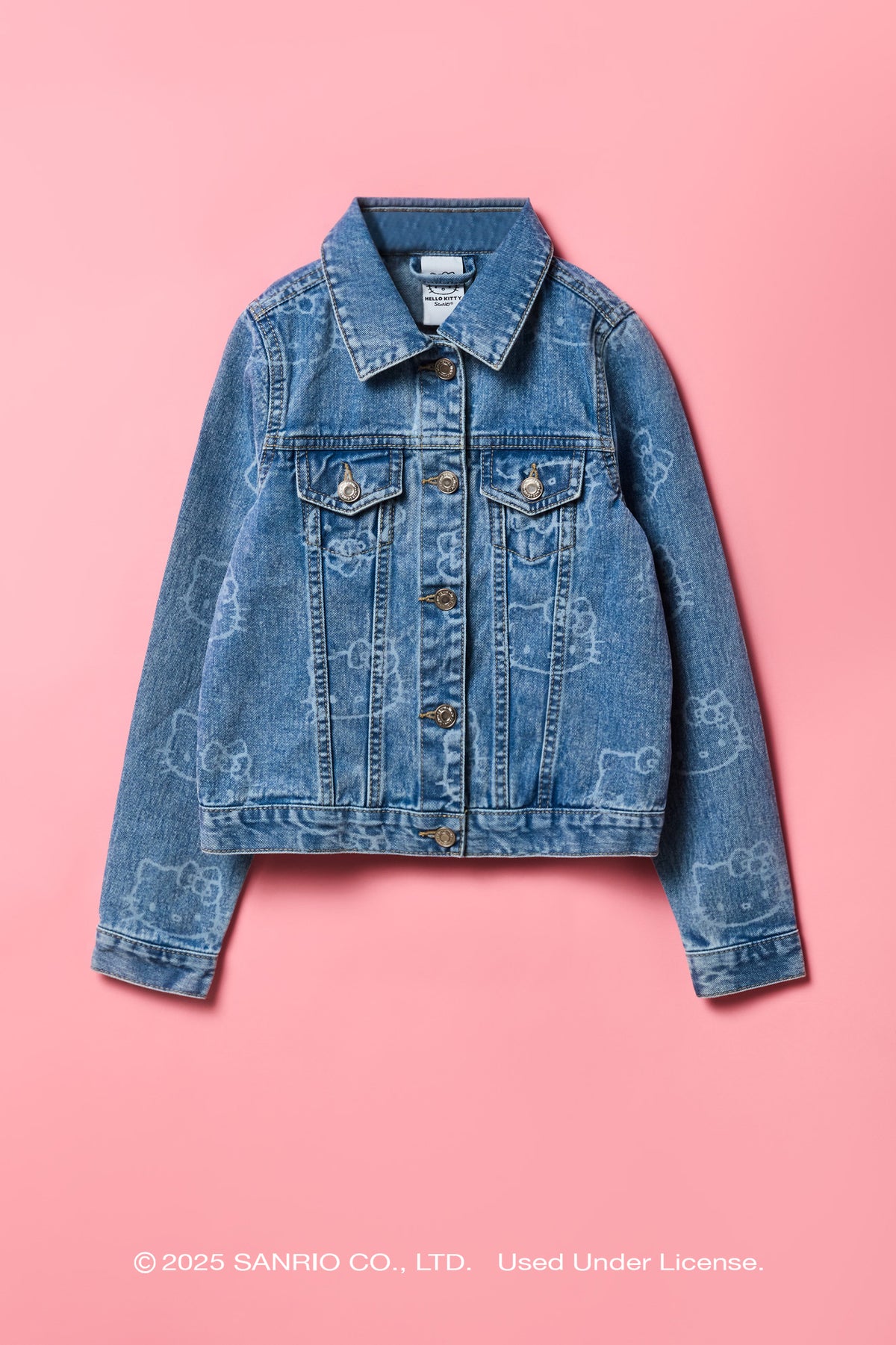 Hello Kitty® Girls Denim Jacket - Medium Blue
