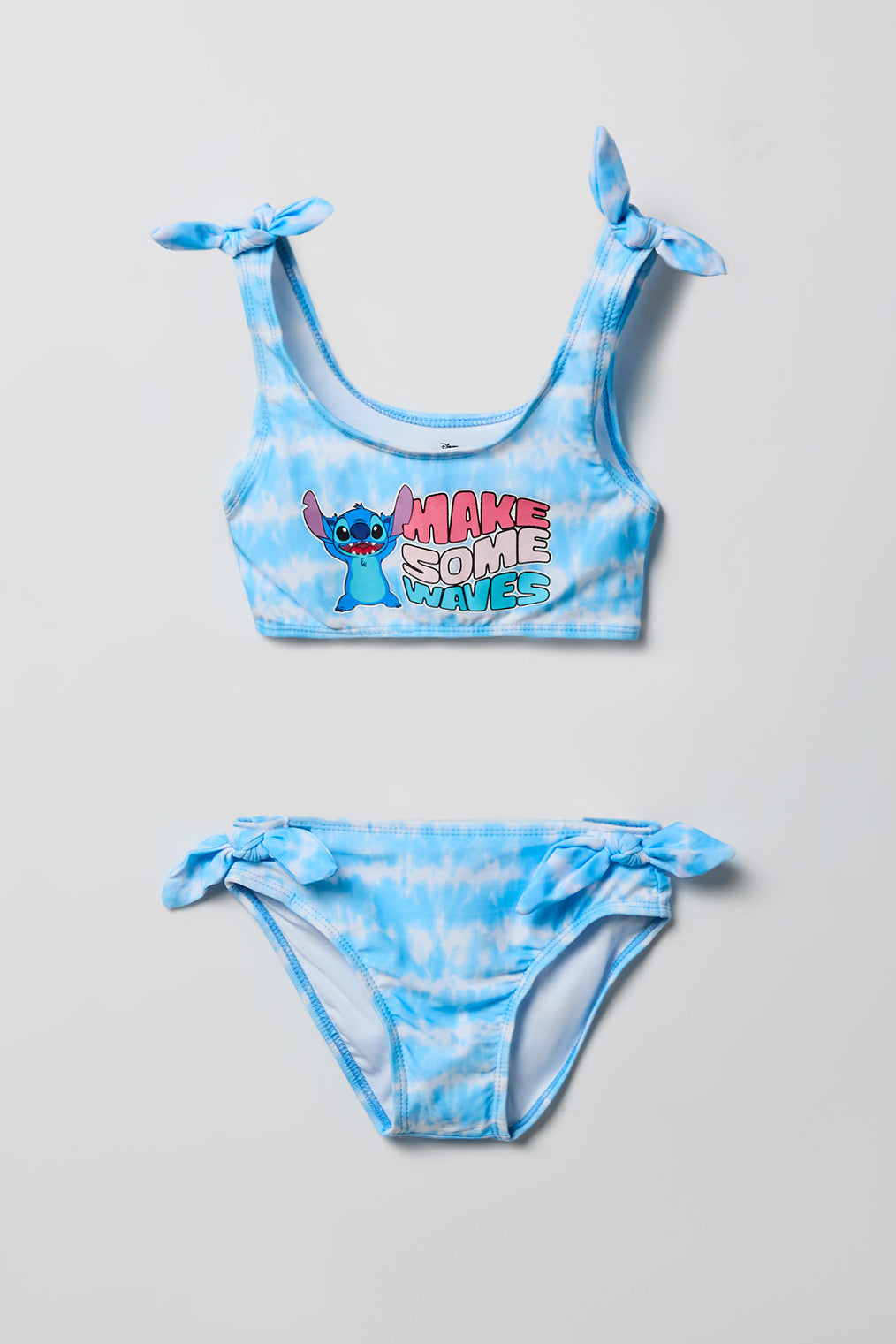 Maillot de bain deux-pièces à imprimé Stitch & Angel pour fille