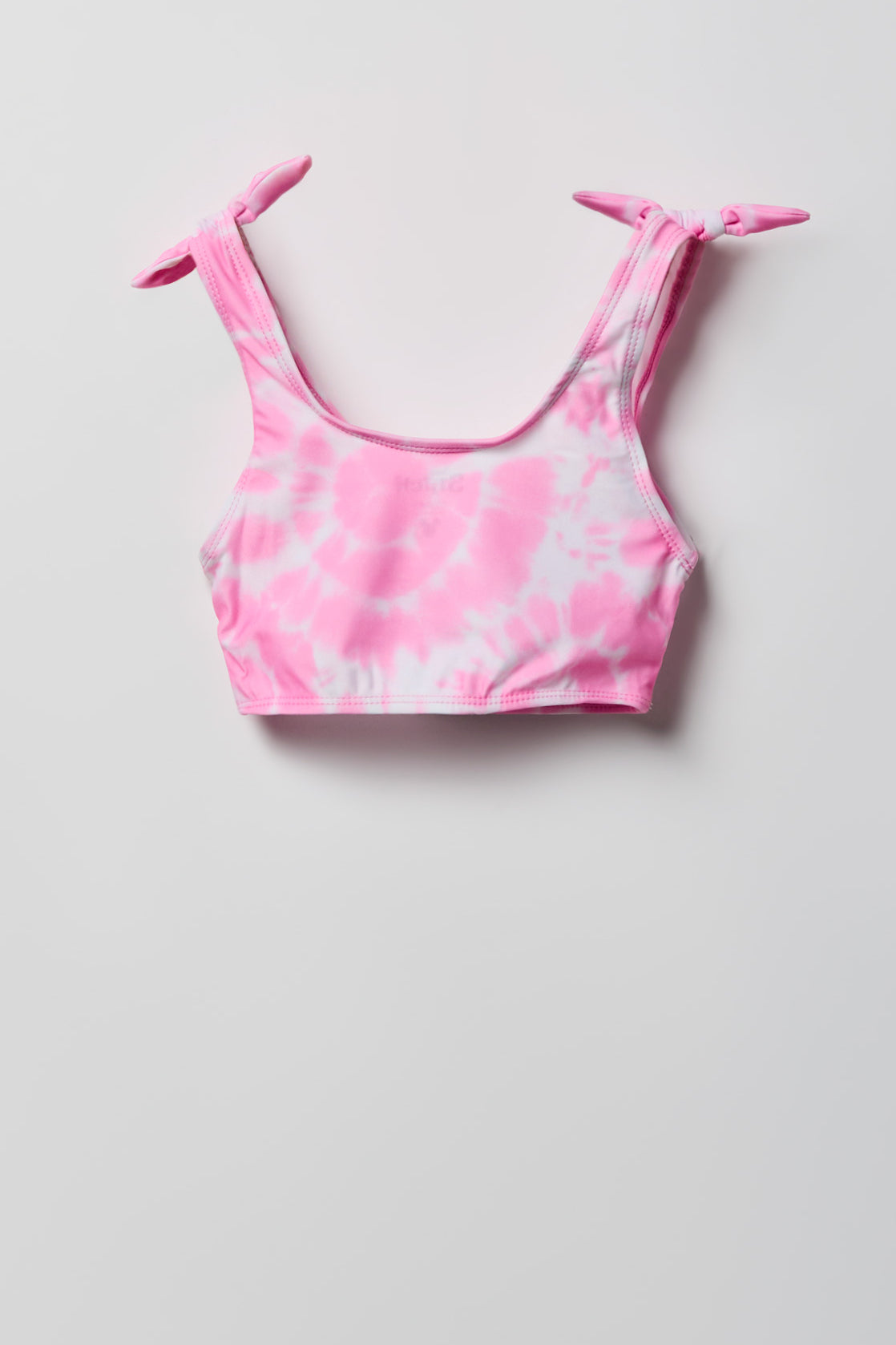 Alt View 3. Girls Stitch & Angel Print 2 Piece Swimsuit - Light Pink