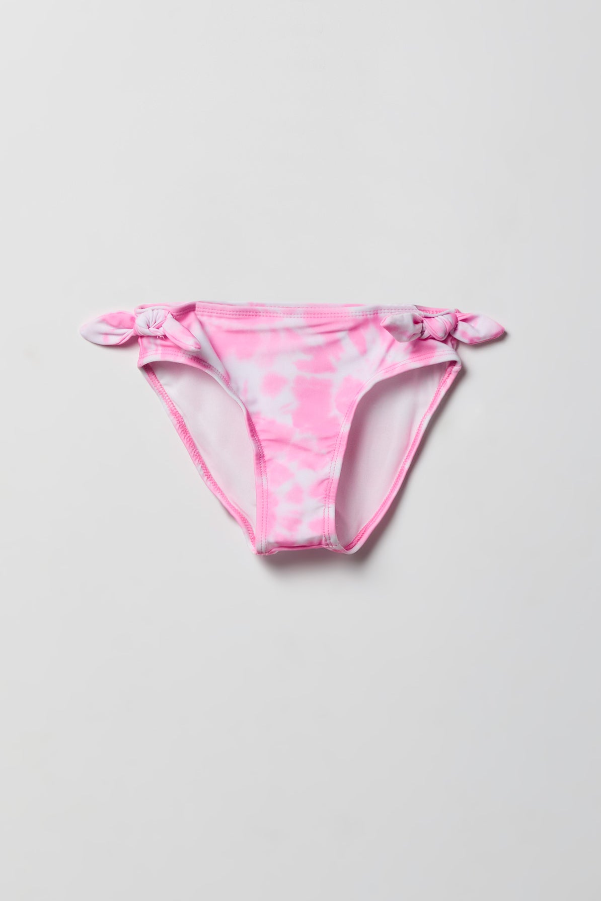 Alt View 4. Girls Stitch & Angel Print 2 Piece Swimsuit - Light Pink