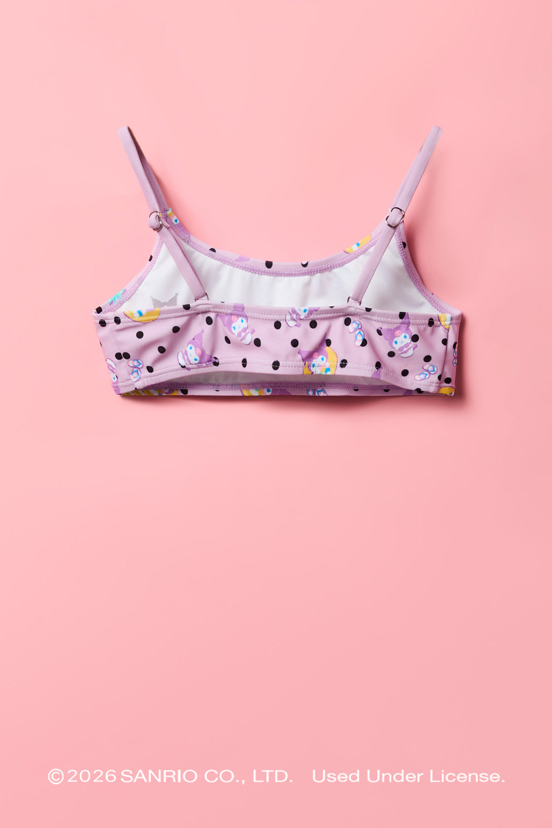 Alt View 3. Kuromi™ Girls Printed Swimsuit Set - Lilac