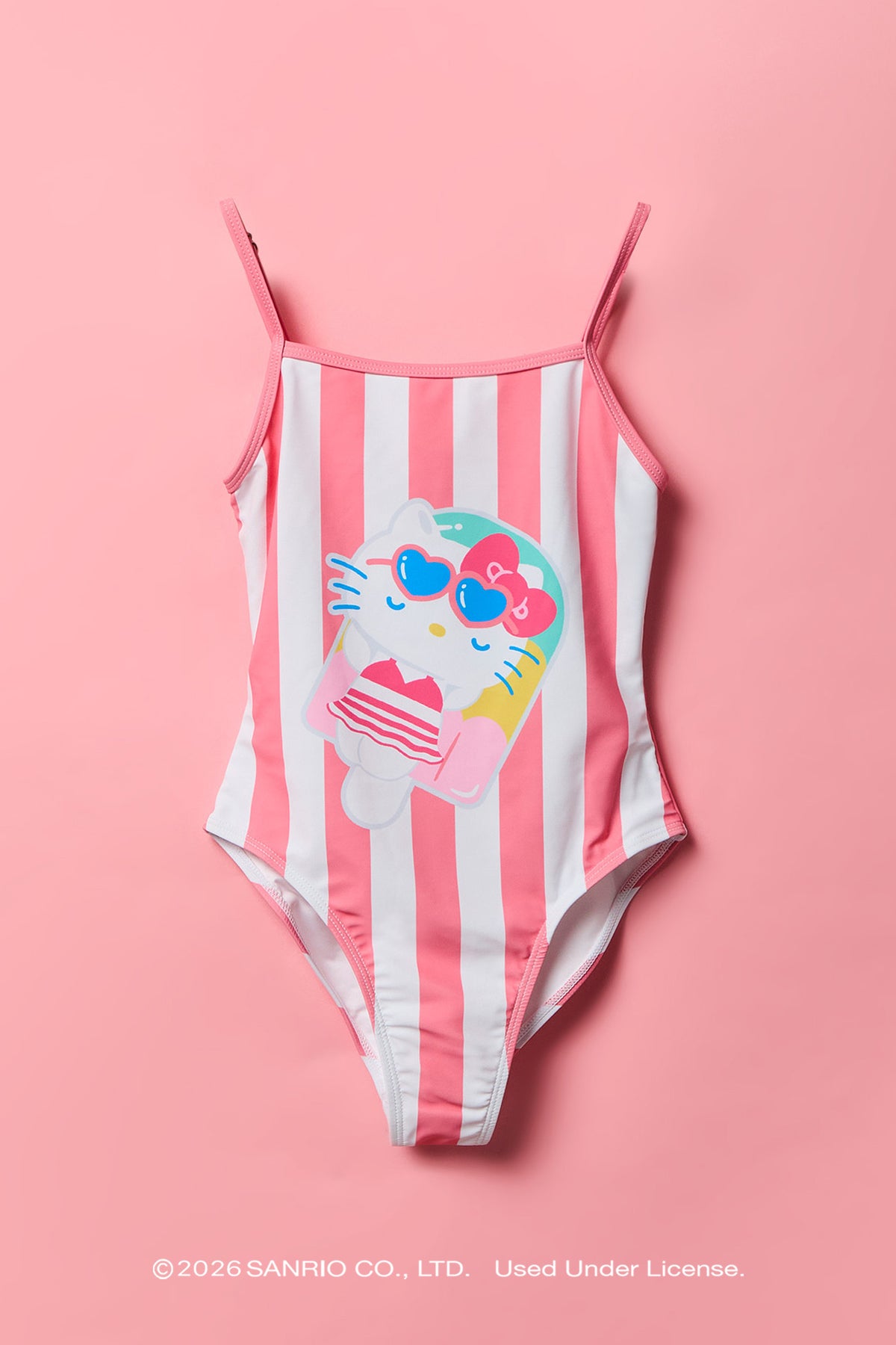 Hello Kitty® Girls Graphic Swimsuit - Pink
