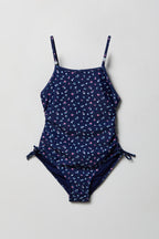 Maillot de bain une-pièce imprimé pour fille