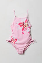Maillot de bain une-pièce imprimé pour fille
