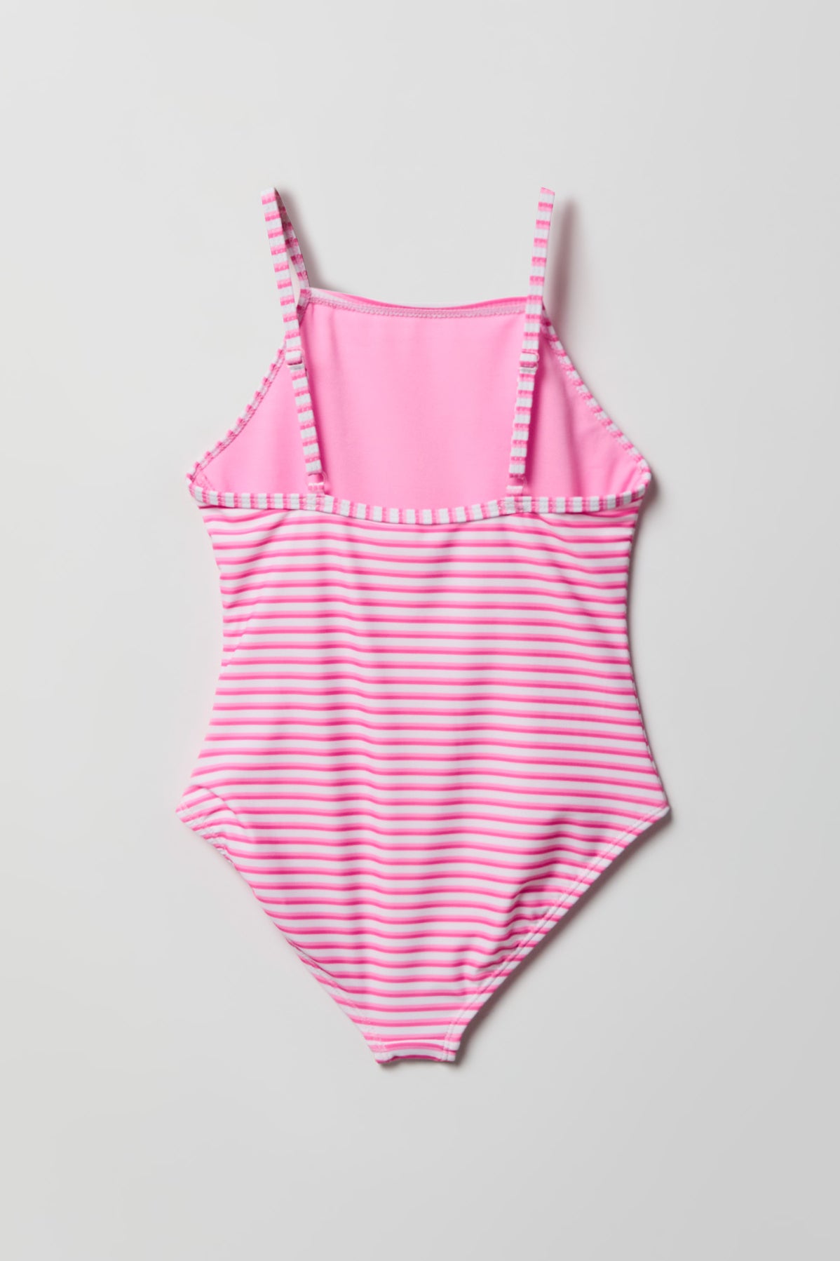 Alt View 2. Girls Graphic One Piece Swimsuit - Neon Pink