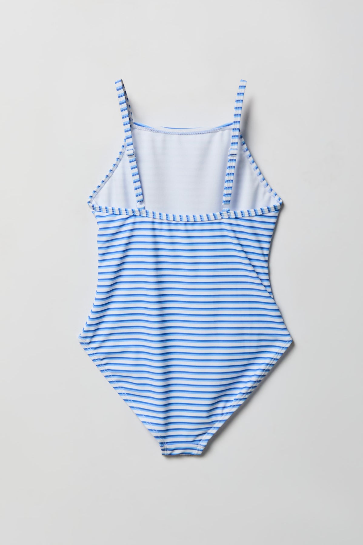 Alt View 2. Girls Graphic One Piece Swimsuit - Royal Blue