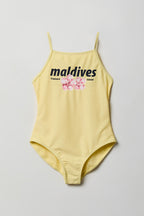 Girls Graphic One Piece Swimsuit
