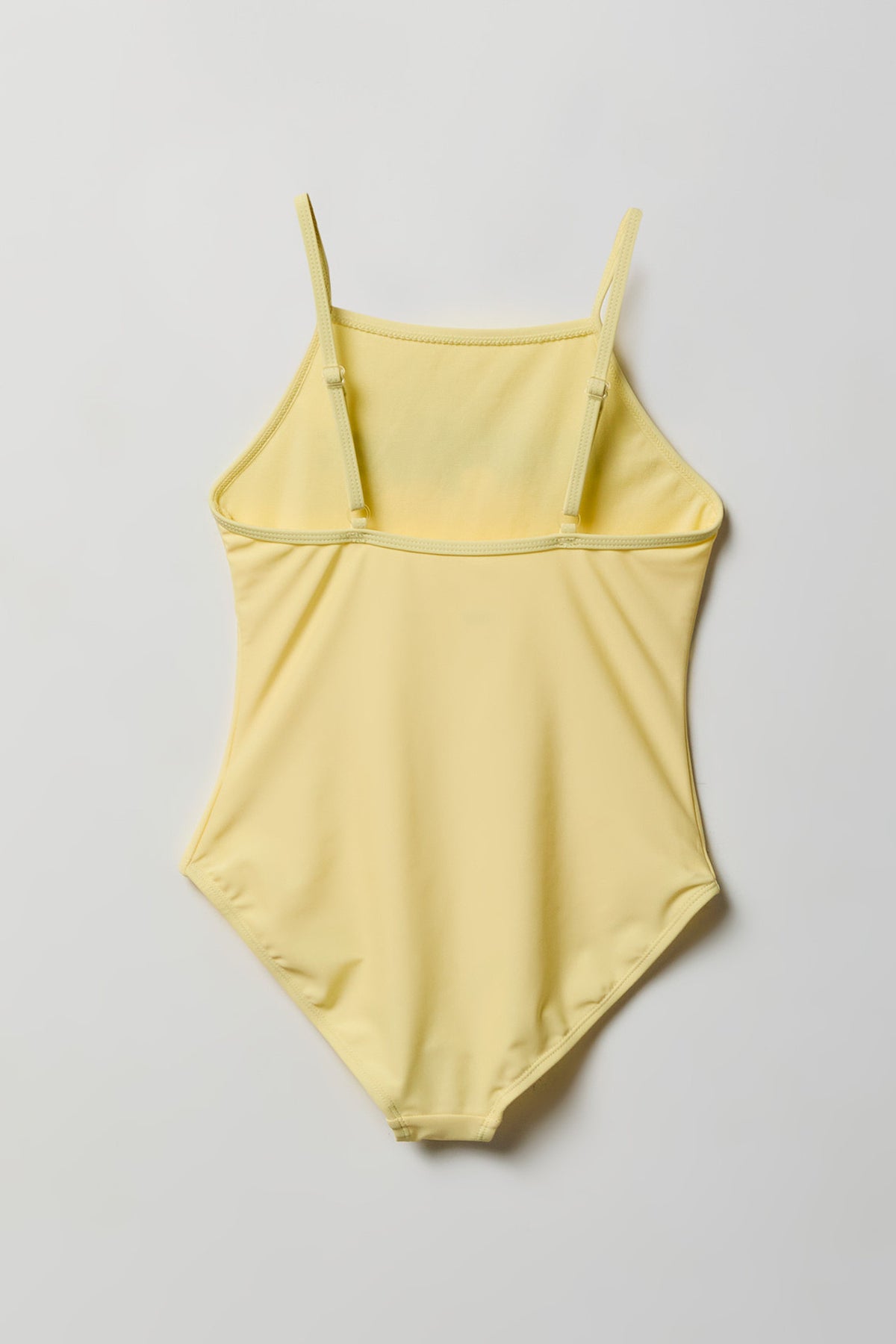 Alt View 2. Girls Graphic One Piece Swimsuit - Yellow