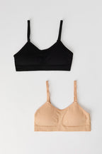 Bralette sans couture pour fille (Lot de 2)