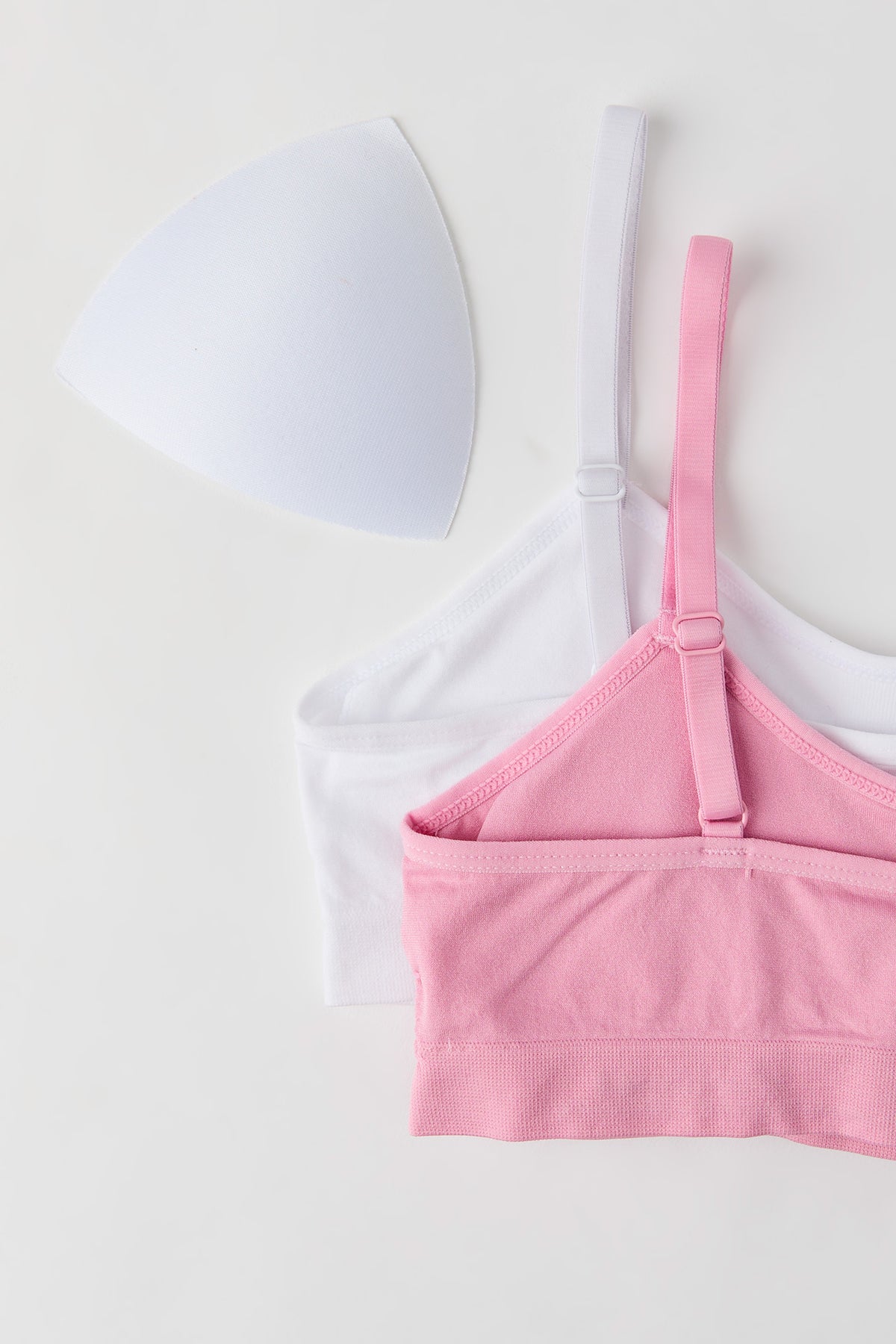 Vue alternative 2. Bralette sans couture pour fille (Lot de 2)