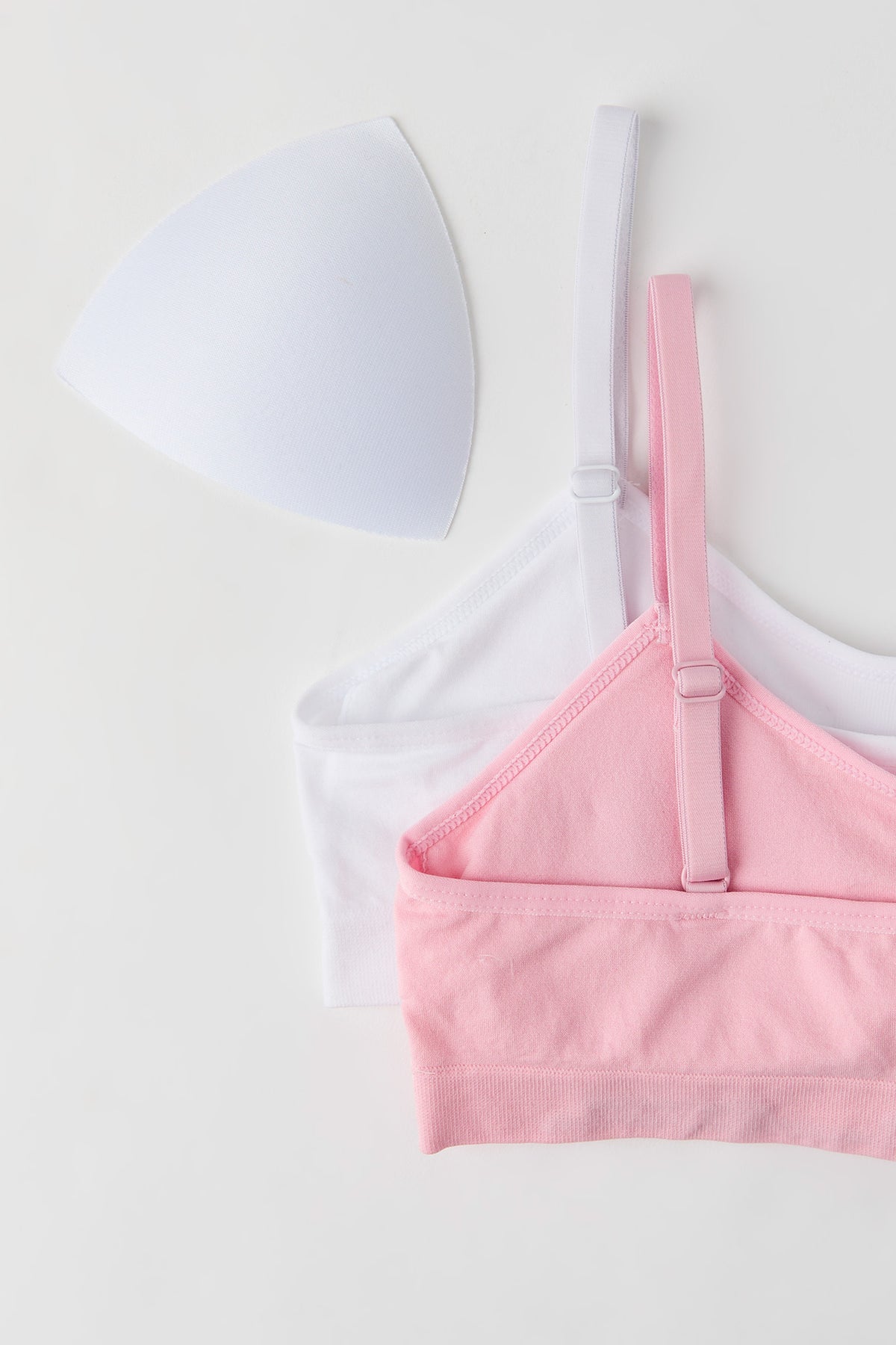 Vue alternative 2. Bralette sans couture pour fille (Lot de 2)