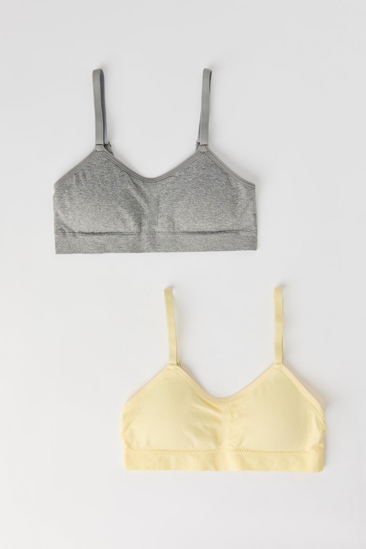 Bralette sans couture pour fille (Lot de 2)