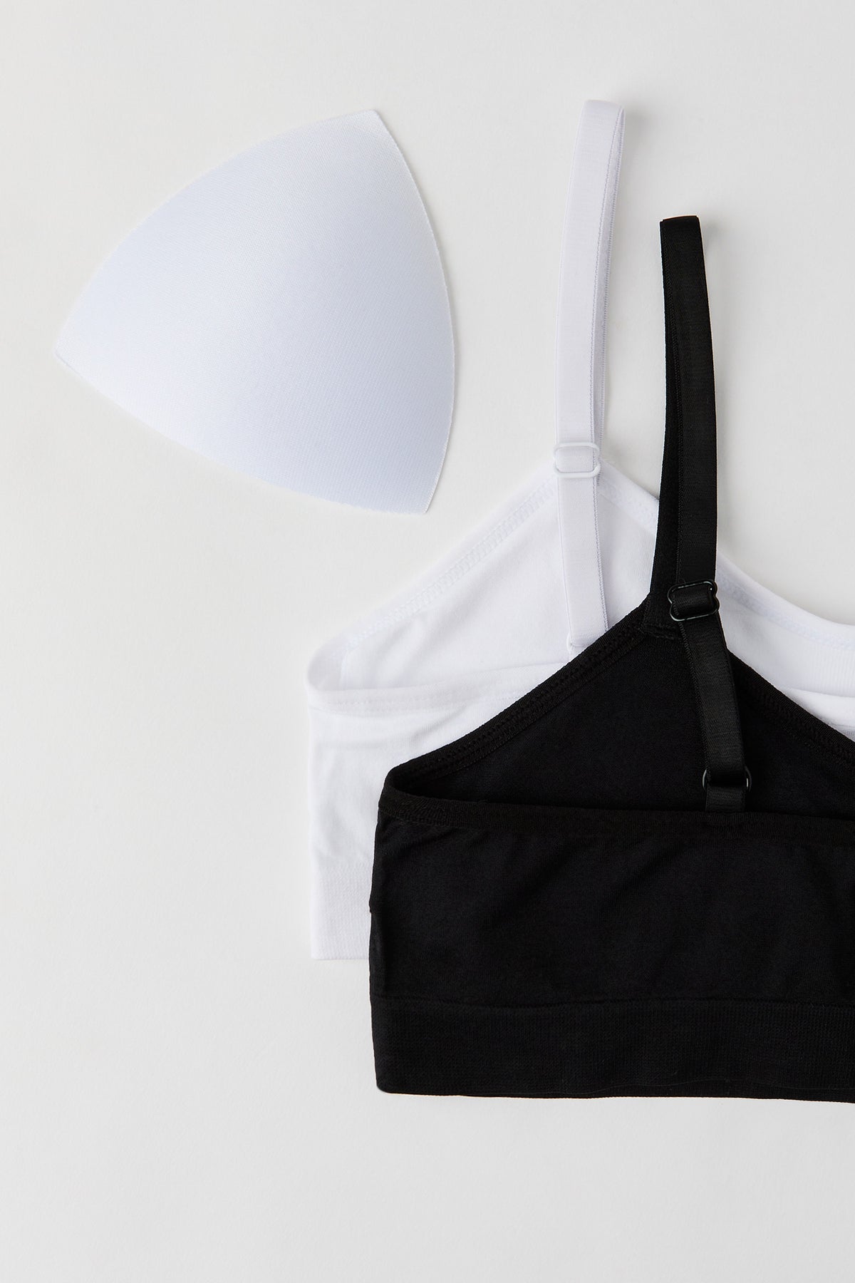 Vue alternative 2. Bralette sans couture pour fille (Lot de 2)