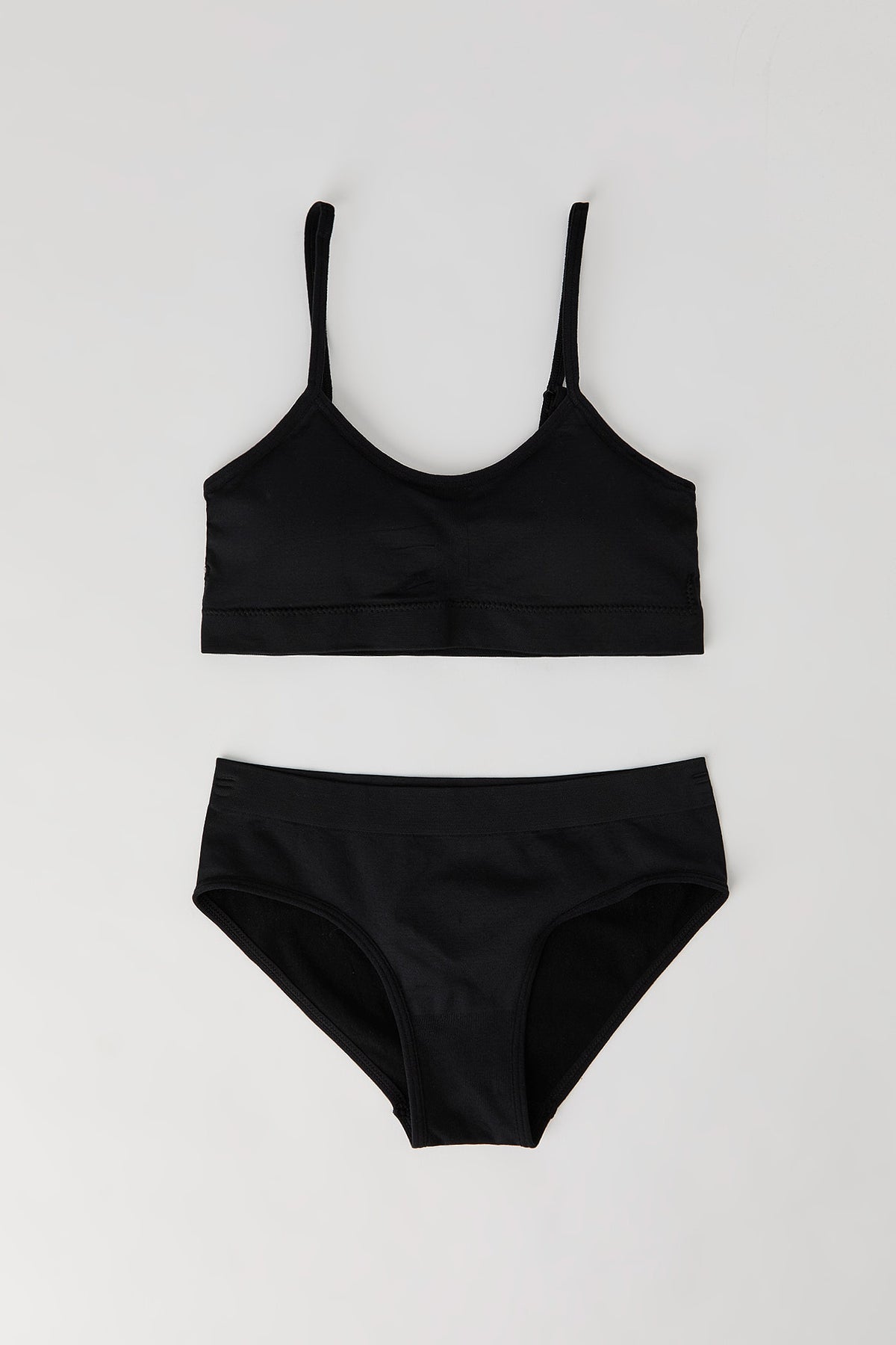 Ensemble avec bralette sans couture et caleçon pour fille