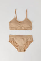 Ensemble avec bralette sans couture et caleçon pour fille