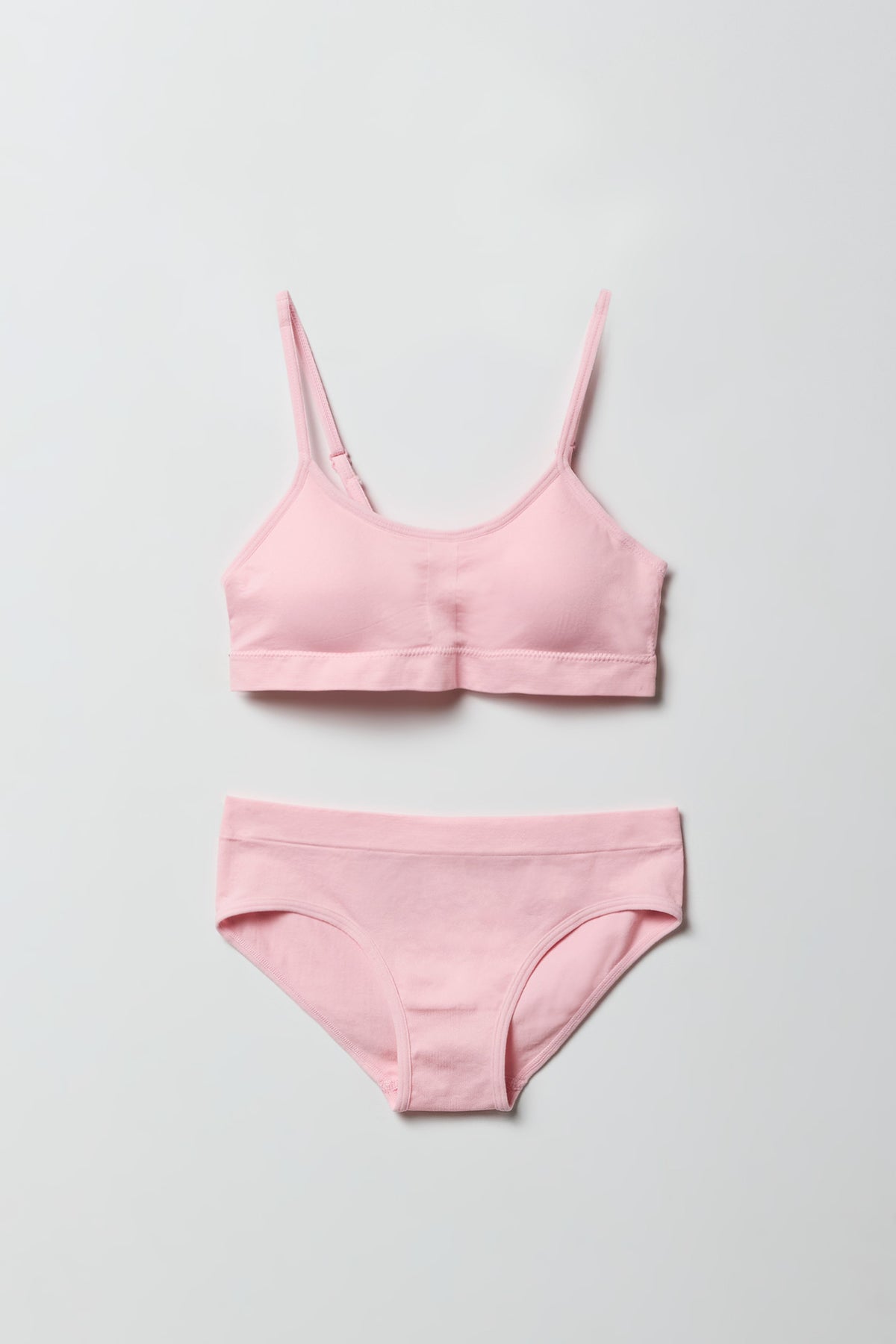 Ensemble avec bralette sans couture et caleçon pour fille