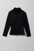 Girls Active Fleece Lined Zip Jacket