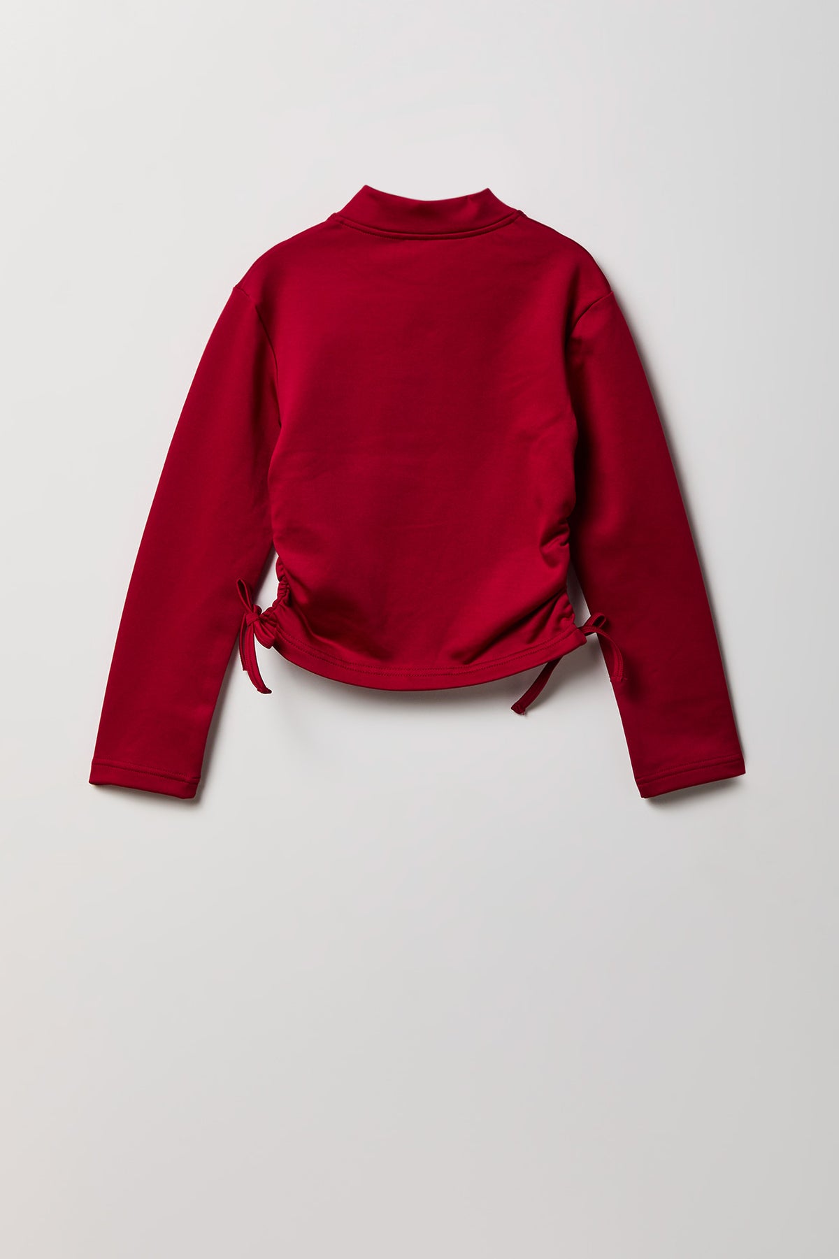 Alt View 8. Girls Active Fleece Lined Side Tie Zip Jacket - Brown