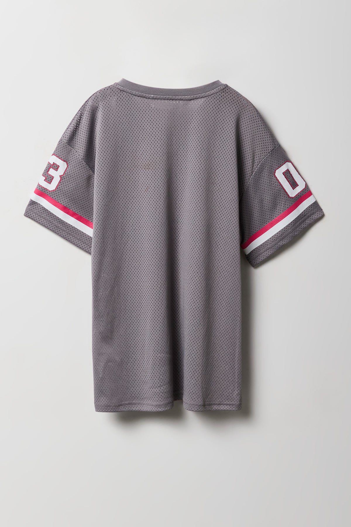 Alt View 2. Girls Mesh Active Jersey - Silver