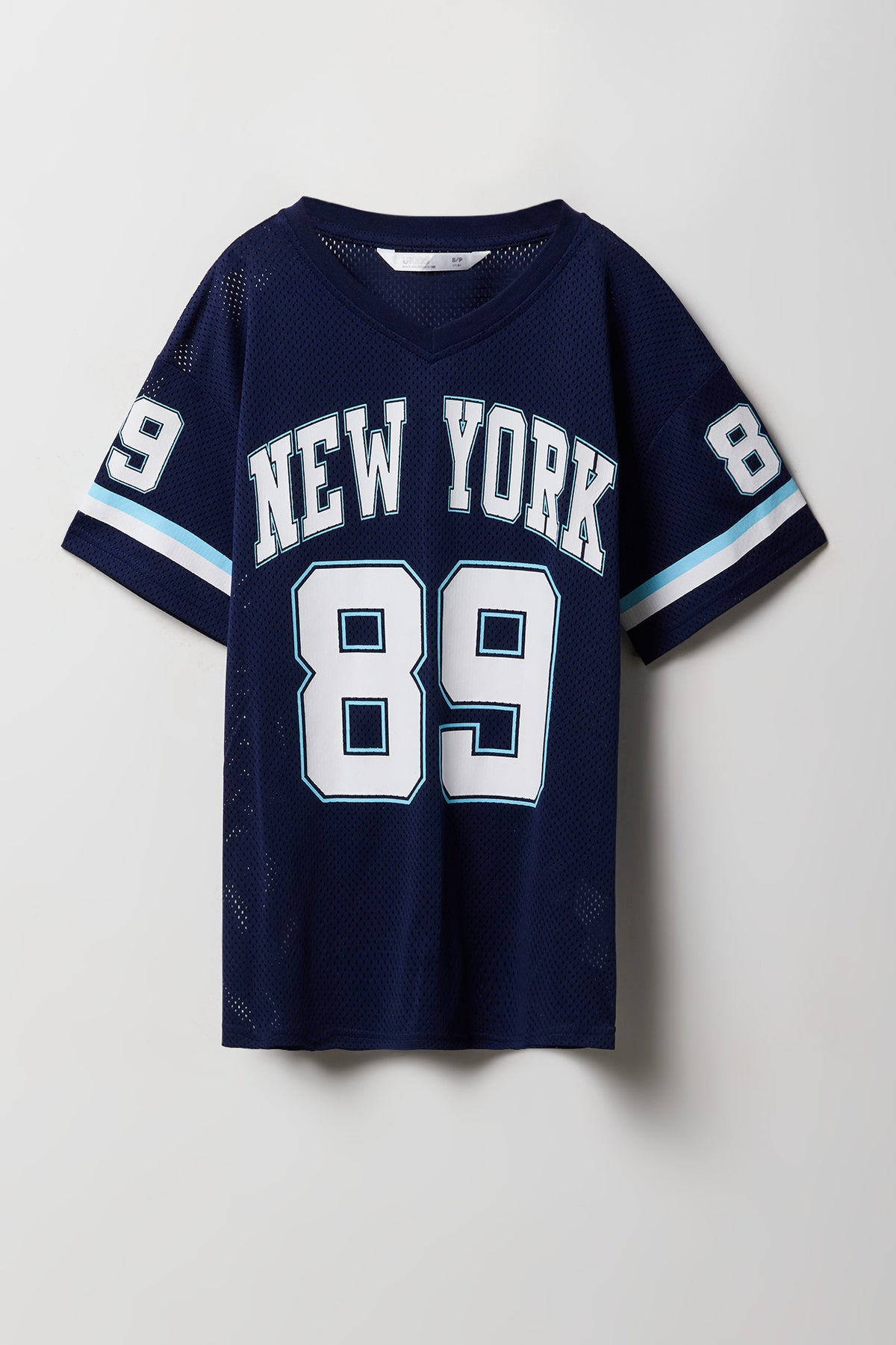 Girls Mesh Active Jersey - Navy