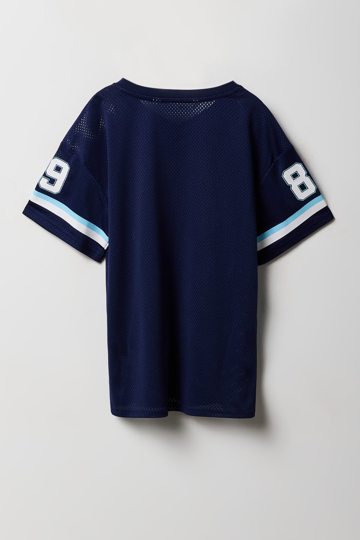 Alt View 2. Girls Mesh Active Jersey - Navy