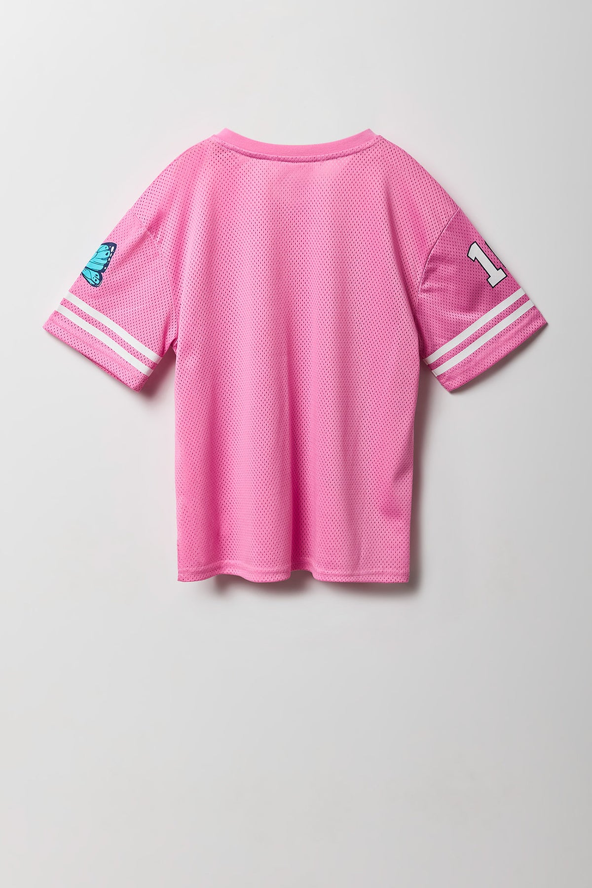 Vue alternative 2. Jersey en filet imprimé pour fille