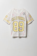 Jersey en filet imprimé pour fille