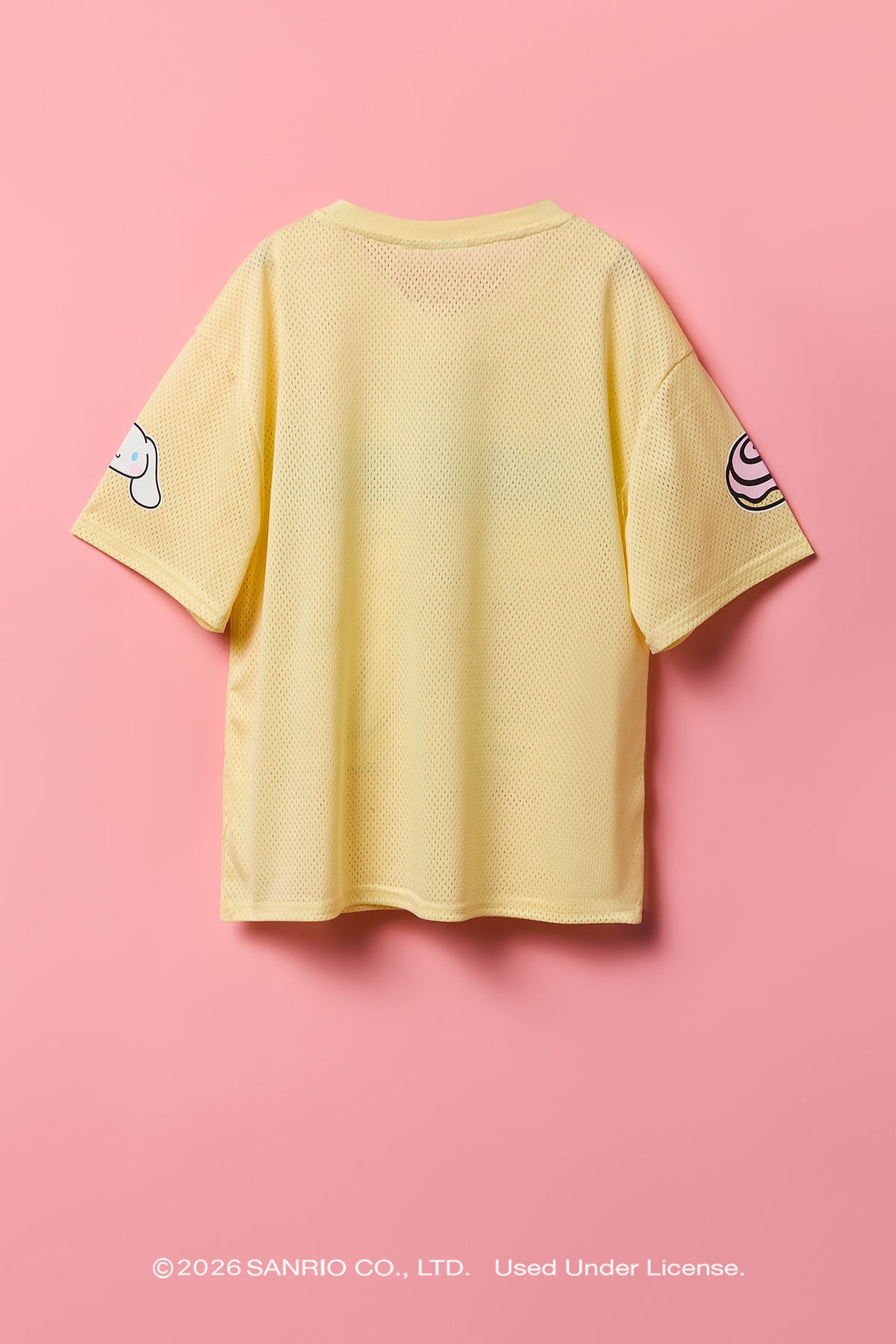 Alt View 2. Cinnamoroll™ Girls Mesh Jersey - Pale Yellow