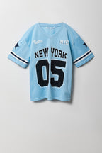 Jersey en filet imprimé pour fille