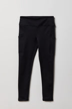 Legging Active doublé de molleton avec poches latérales pour fille