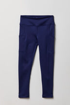 Legging Active doublé de molleton avec poches latérales pour fille