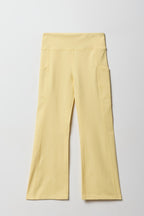 Girls Active High Density Flare Pant with Pockets