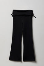 Girls Active Fleece Lined Flare Legging
