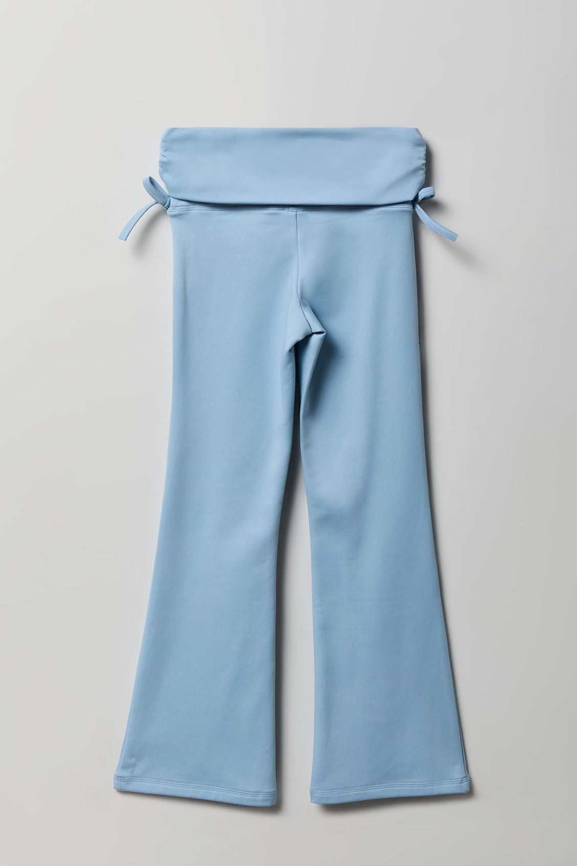 Alt View 2. Girls Active Fleece Lined Flare Legging - Light Blue