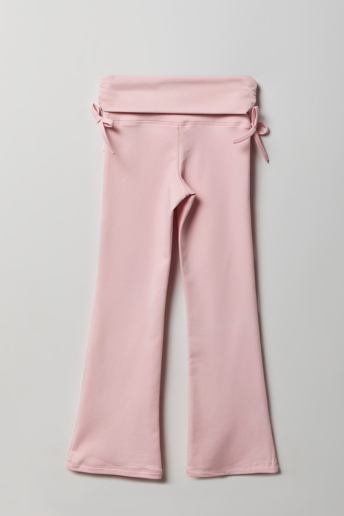 Alt View 2. Girls Active Fleece Lined Flare Legging - Light Pink