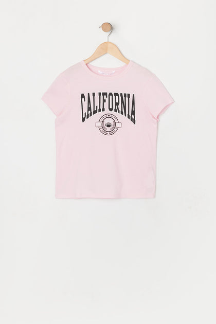 T-shirt à imprimé California pour fille