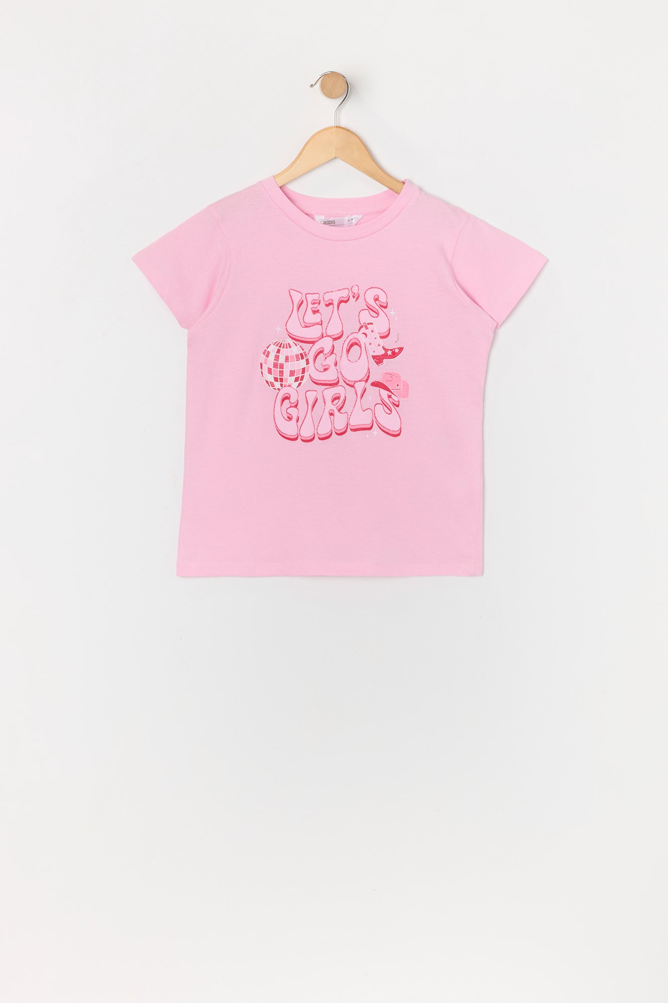 Girls Let's Go Graphic T-Shirt
