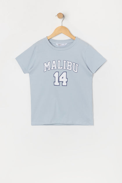 T-shirt à imprimé Malibu pour fille