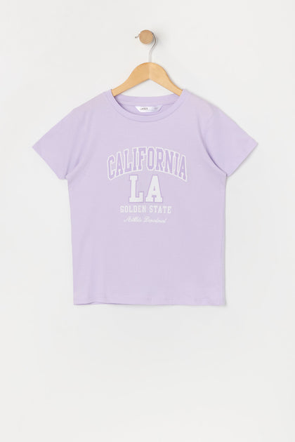 T-shirt à imprimé California pour fille