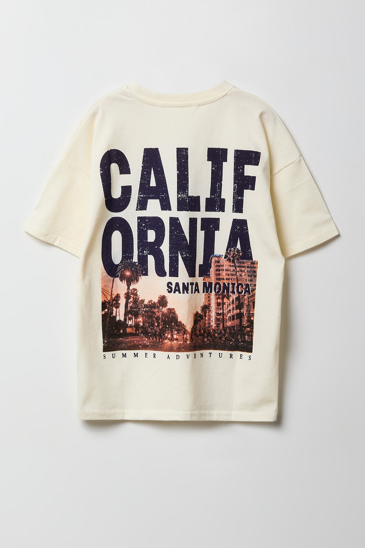 Vue alternative 2. T-shirt surdimensionné à imprimé Destination pour enfants