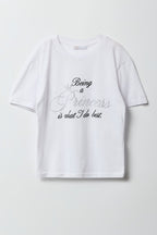 Girls Princess Rhinestone Graphic T-Shirt