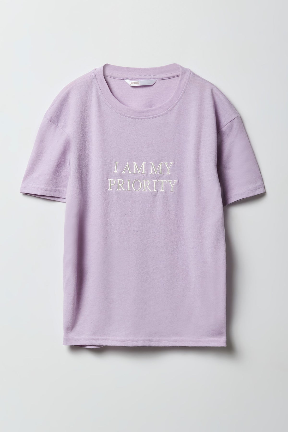 T-shirt à broderie My Priority pour filles