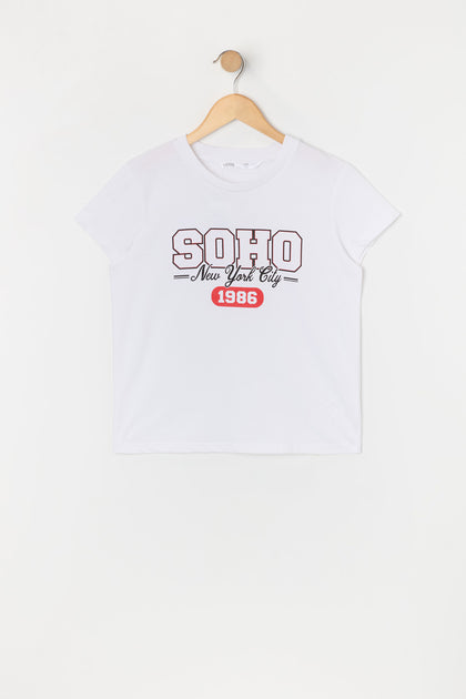 T-shirt à imprimé Soho pour fille
