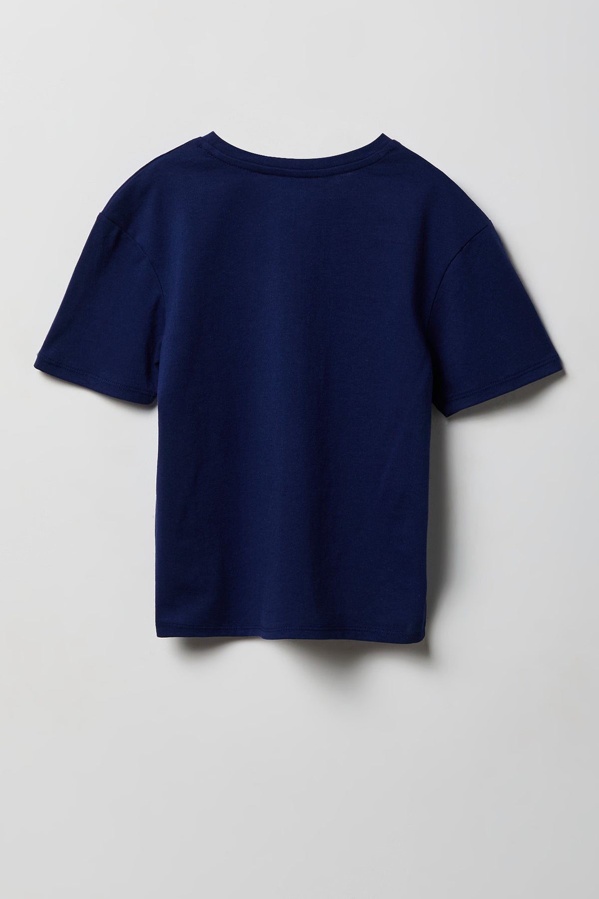 Alt View 2. Girls Luxe Heavy Cotton Number Graphic T-Shirt - Navy